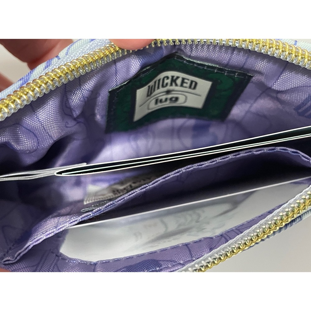 Lug x Wicked Metro XL RFID Wallet Dreams Soar Lavender Blue Quilted NWT - Picture 3 of 5